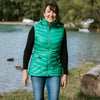 MOKE ‘Mary Claire’ 90/10 Packable Down Vest - Emerald