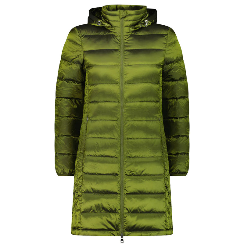 MOKE ‘Sarah’ 90/10 Packable Down Coat - Avocado