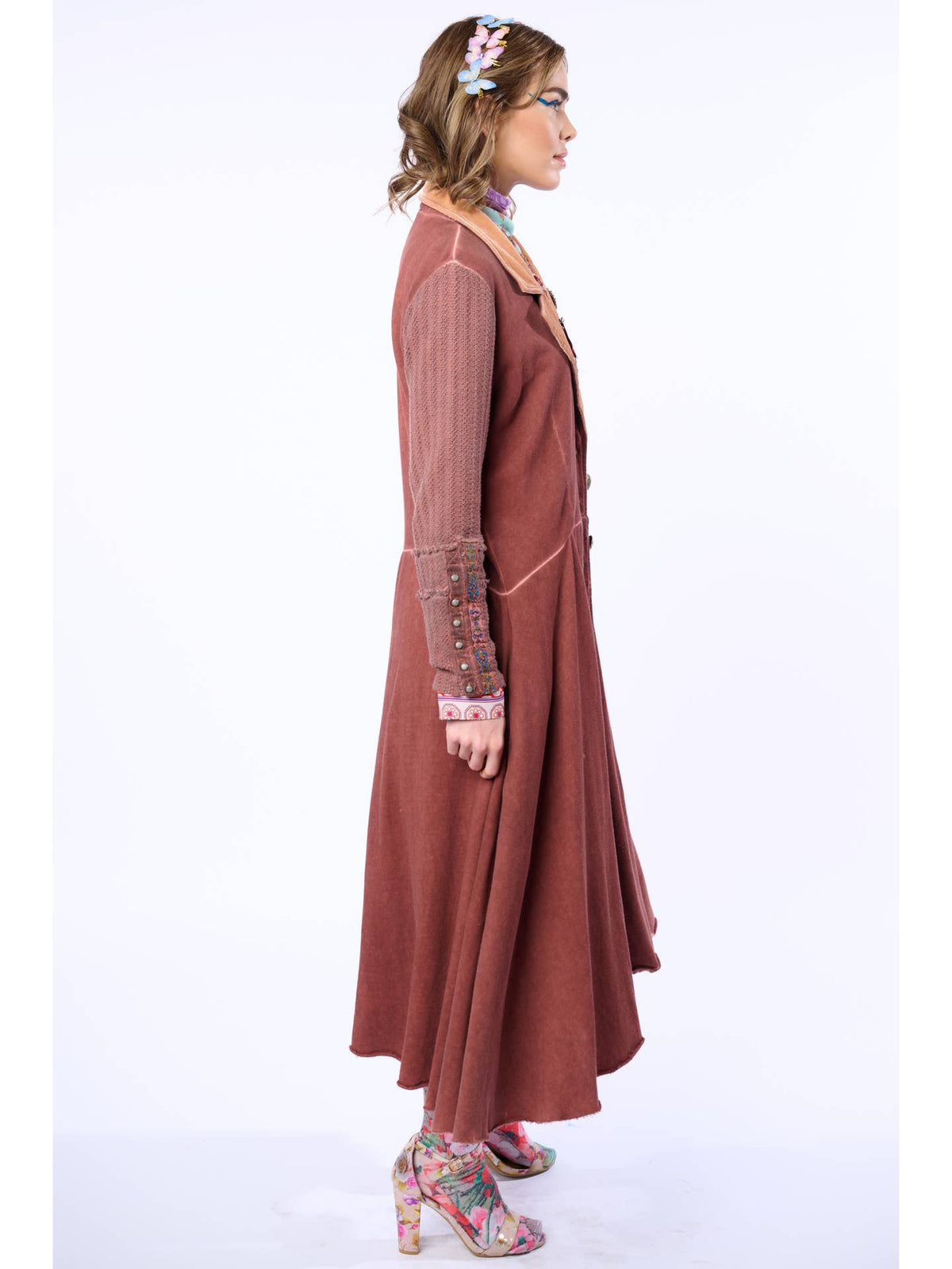 Aratta - ‘Captain’ General Coat - Mauve Wash