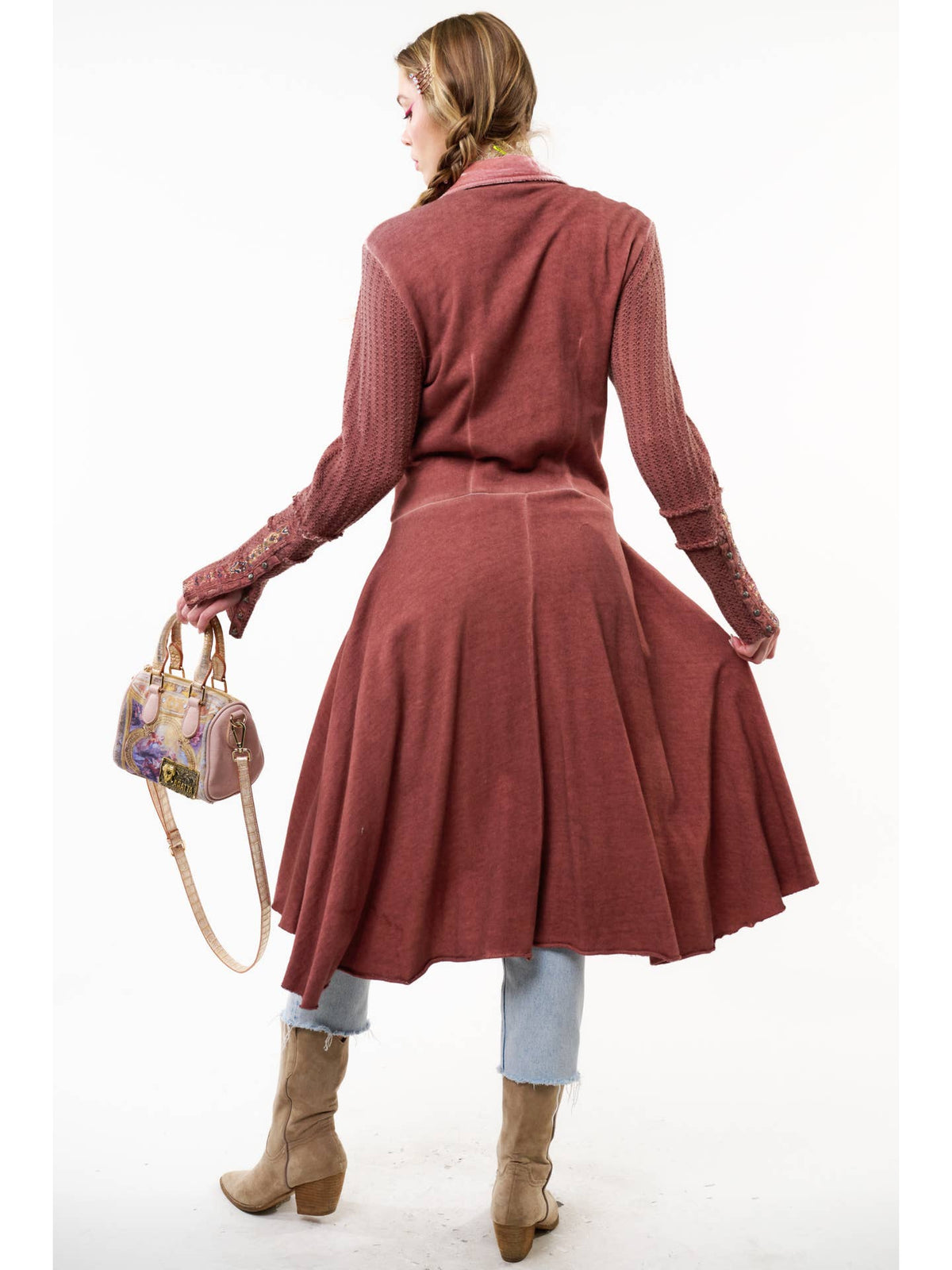 Aratta - ‘Captain’ General Coat - Mauve Wash