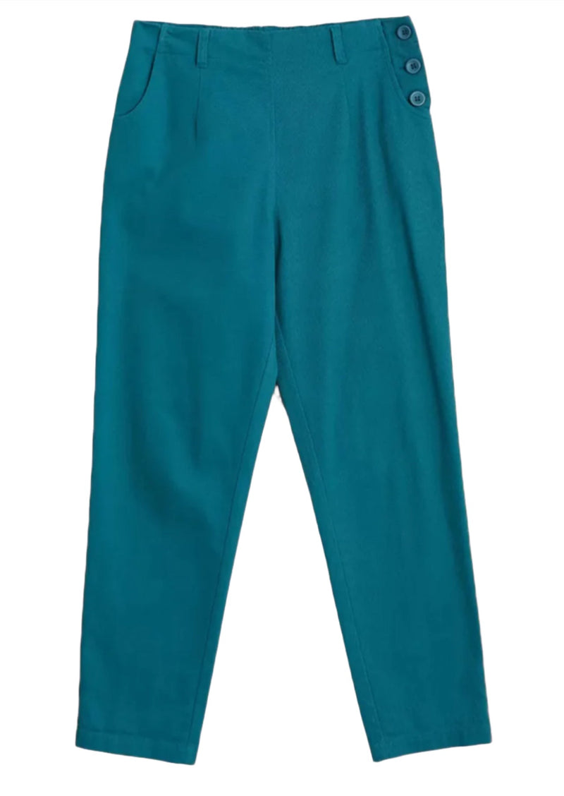 Seasalt Cornwall ‘Waterdance’ Cotton Trouser - Seaway