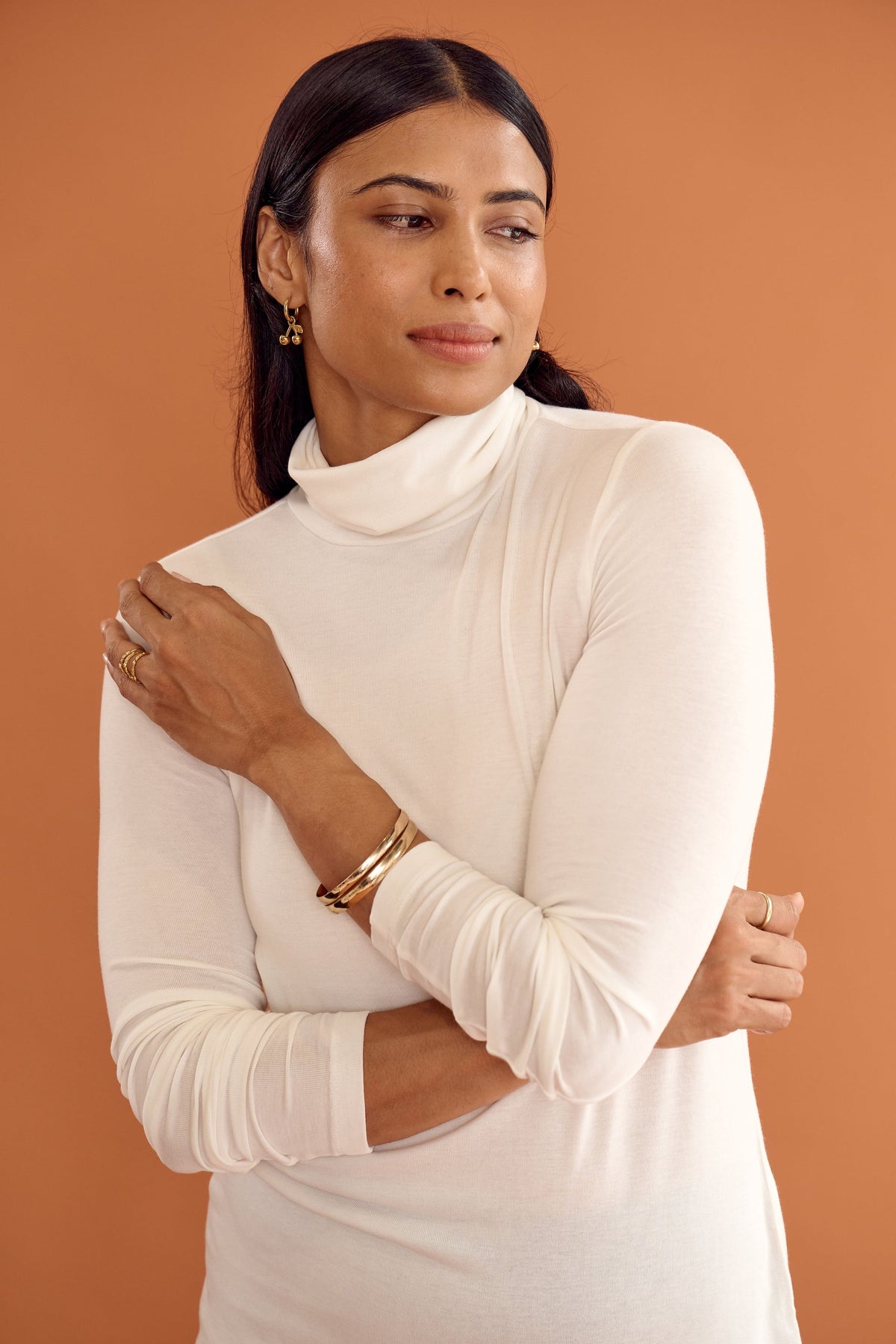 Bamboo Body - Maya - Turtle Neck Bamboo/Wool Knit