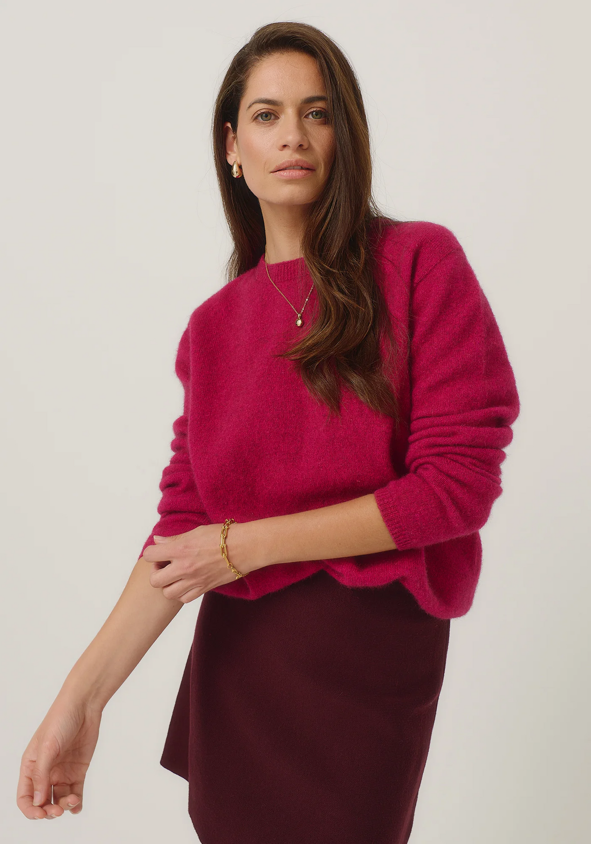 Merinomink - ‘Mia’ New Zealand Possum Merino Crew Jumper - Various Colours