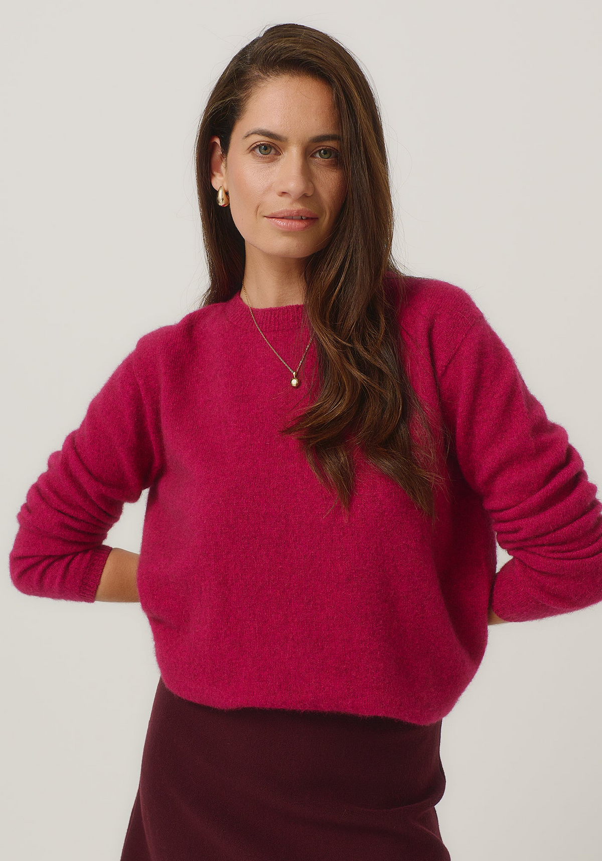 Merinomink - ‘Mia’ New Zealand Possum Merino Crew Jumper - Various Colours
