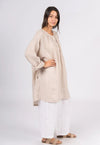 Montaigne ‘Paysanne’ Oversized Linen Shirt - One Size - Various Colours