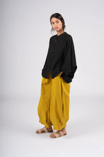 Montaigne ‘Caroline’ Wide Leg Gathered Poplin Cotton Pants - Various Colours