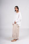 Montaigne ‘Caroline’ Wide Leg Gathered Poplin Cotton Pants - Various Colours