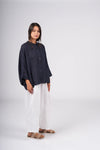 Montaigne Italian Linen Button Up Top With Pleat Detailing On The Back - Various Colours