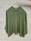 Montaigne Italian Linen Button Up Top With Pleat Detailing On The Back - Various Colours