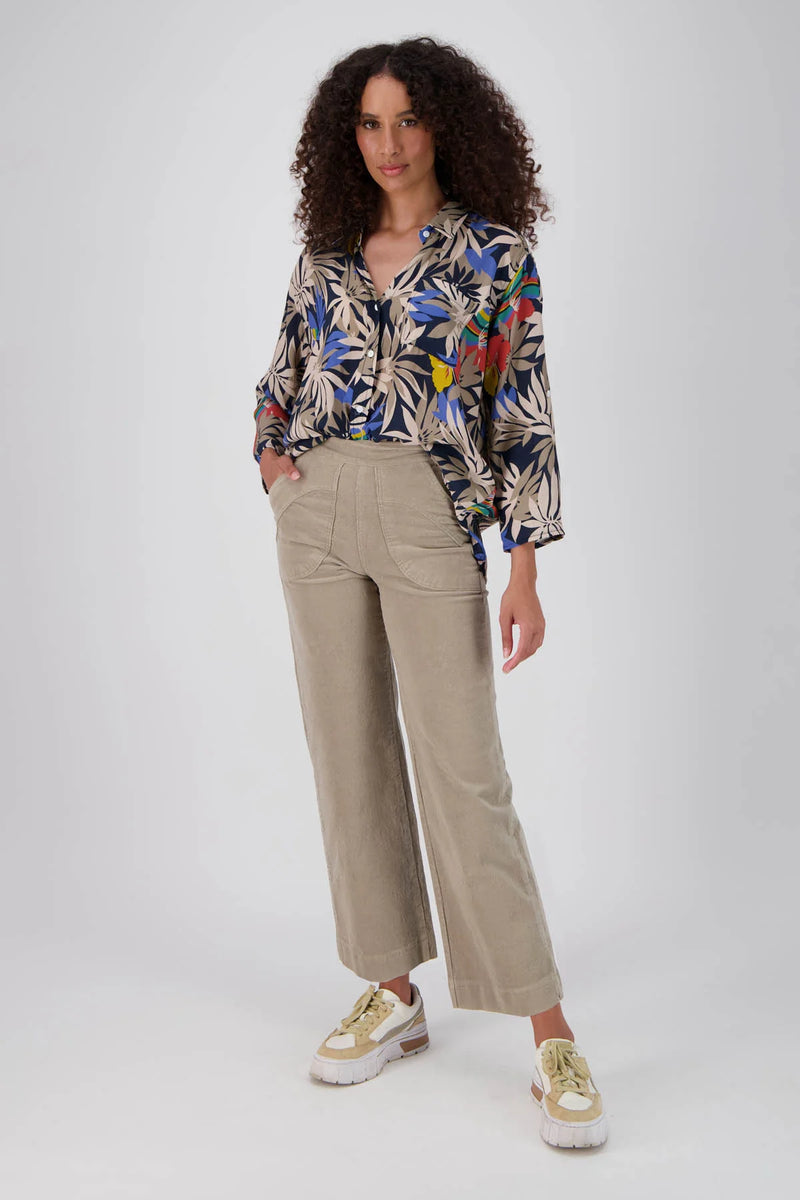 Olga De Polga ‘Peggy’ Fine Cord Pants - Oat