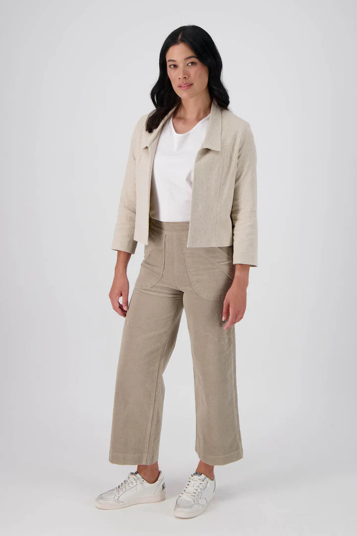 Olga De Polga ‘Peggy’ Fine Cord Pants - Oat