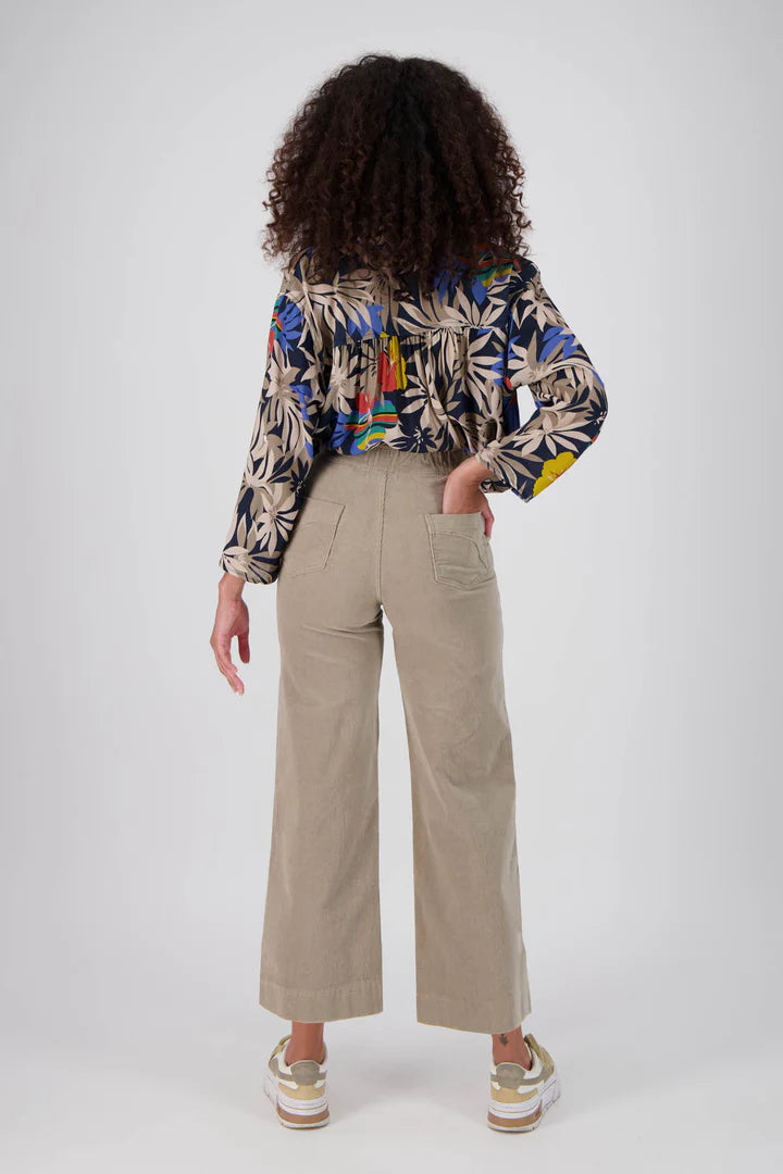 Olga De Polga ‘Peggy’ Fine Cord Pants - Oat - LAST PAIR - Size XS
