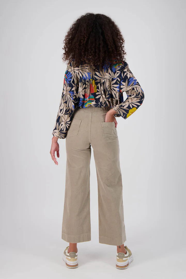 Olga De Polga ‘Peggy’ Fine Cord Pants - Oat