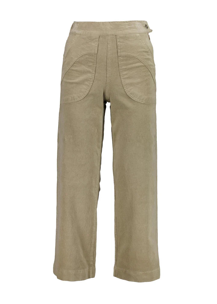 Olga De Polga ‘Peggy’ Fine Cord Pants - Oat - LAST PAIR - Size XS
