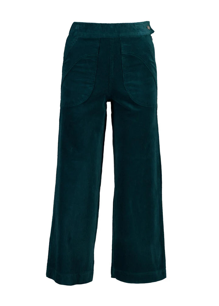 Olga De Polga ‘Peggy’ Fine Cord Pants - Teal