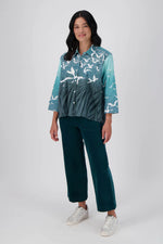 Olga De Polga ‘Peggy’ Fine Cord Pants - Teal