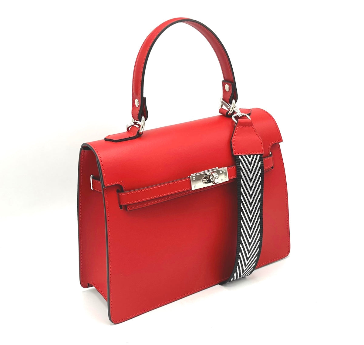 Genuine Leather Shoulder Bag Made in Italy -Various Colours