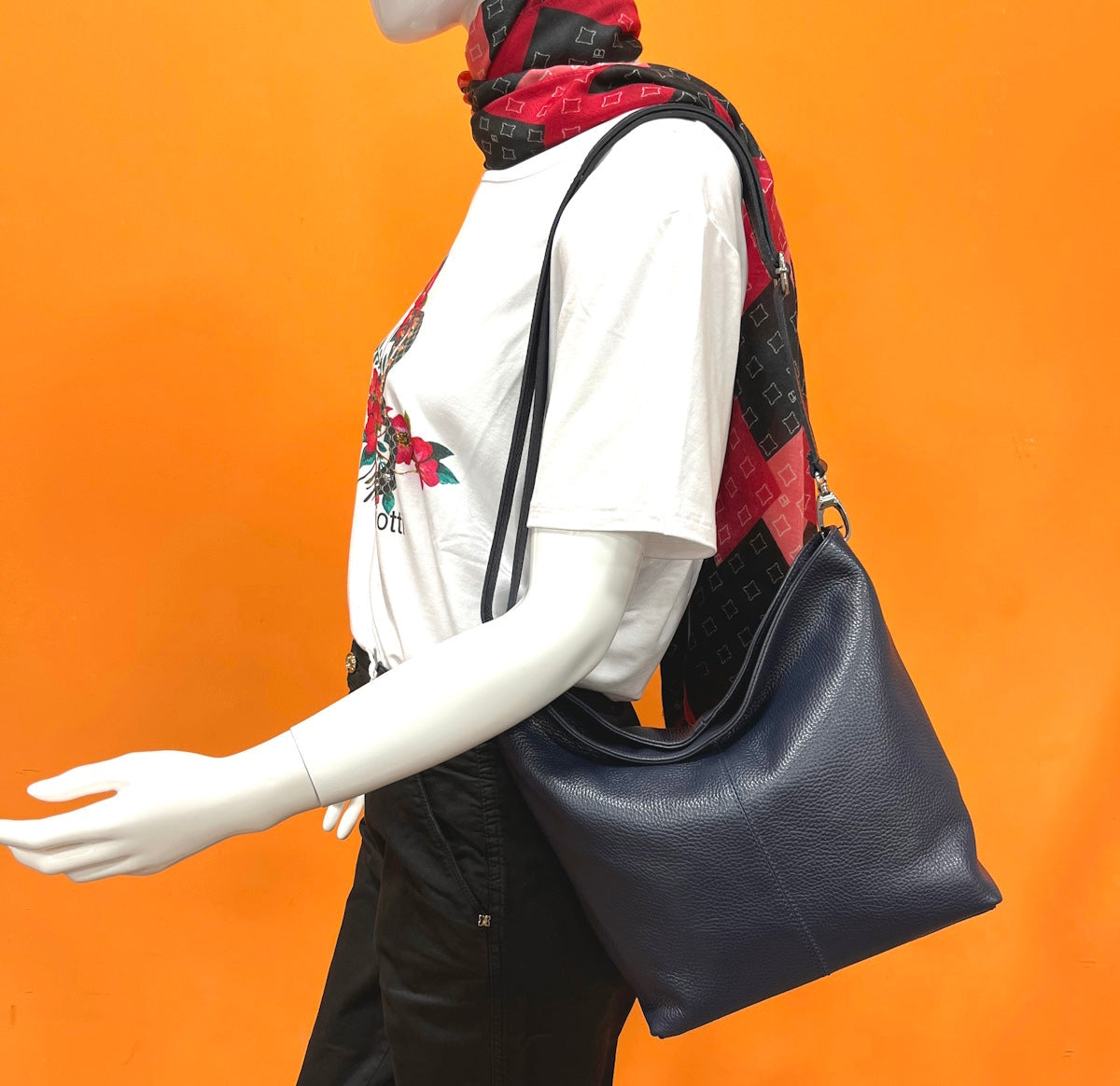 Genuine Leather Shoulder Bag Made in Italy - Various Colours