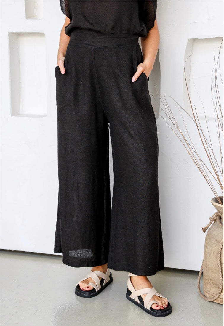 Free Angel - Barca - Italian Linen Wide Pants