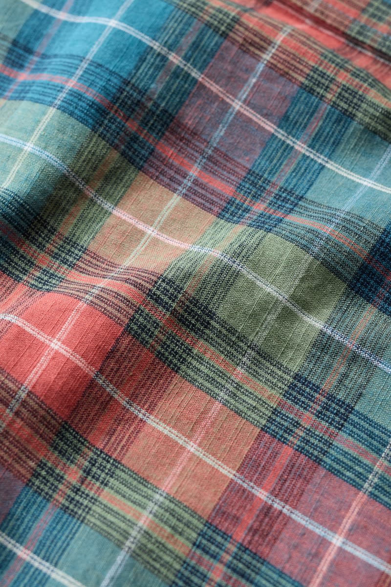 Seasalt Cornwall - Men's 'Banyan' Checked Cotton Shirt - Fissle Multi