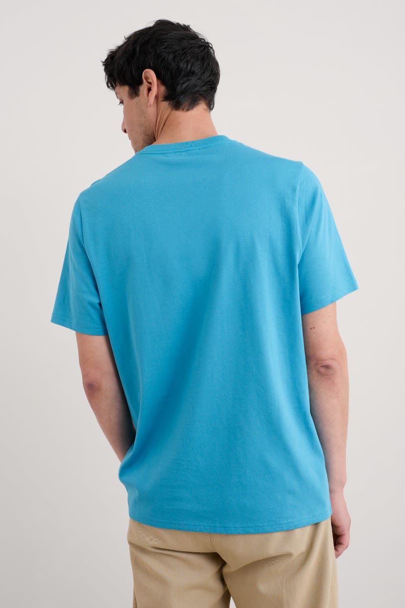Seasalt Cornwall - Men's 'Midwatch' T-Shirt- Headland Haze Zennor
