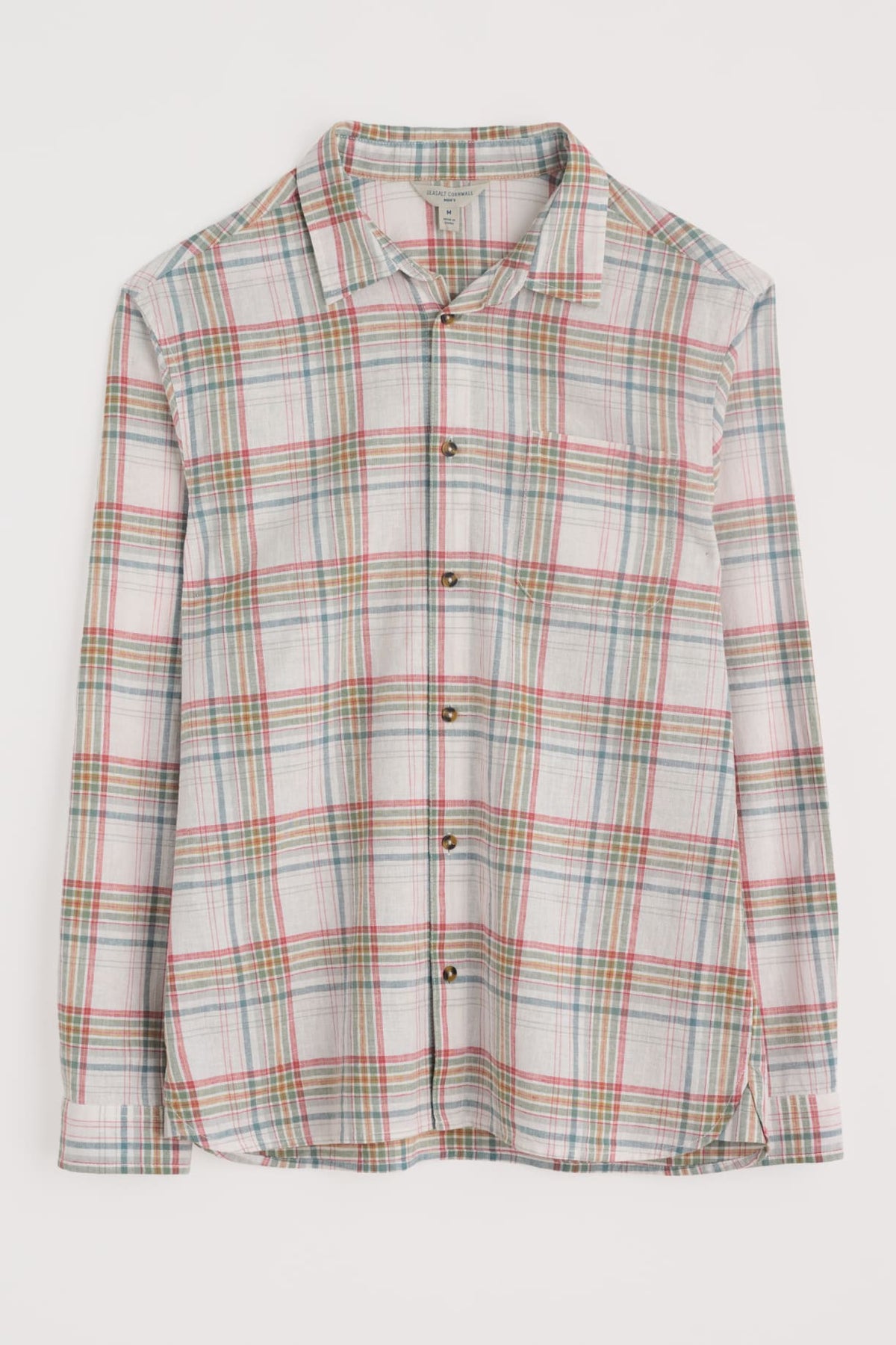 Seasalt Cornwall - Men's 'Dip Circle' Check Shirt - Tekka Multi