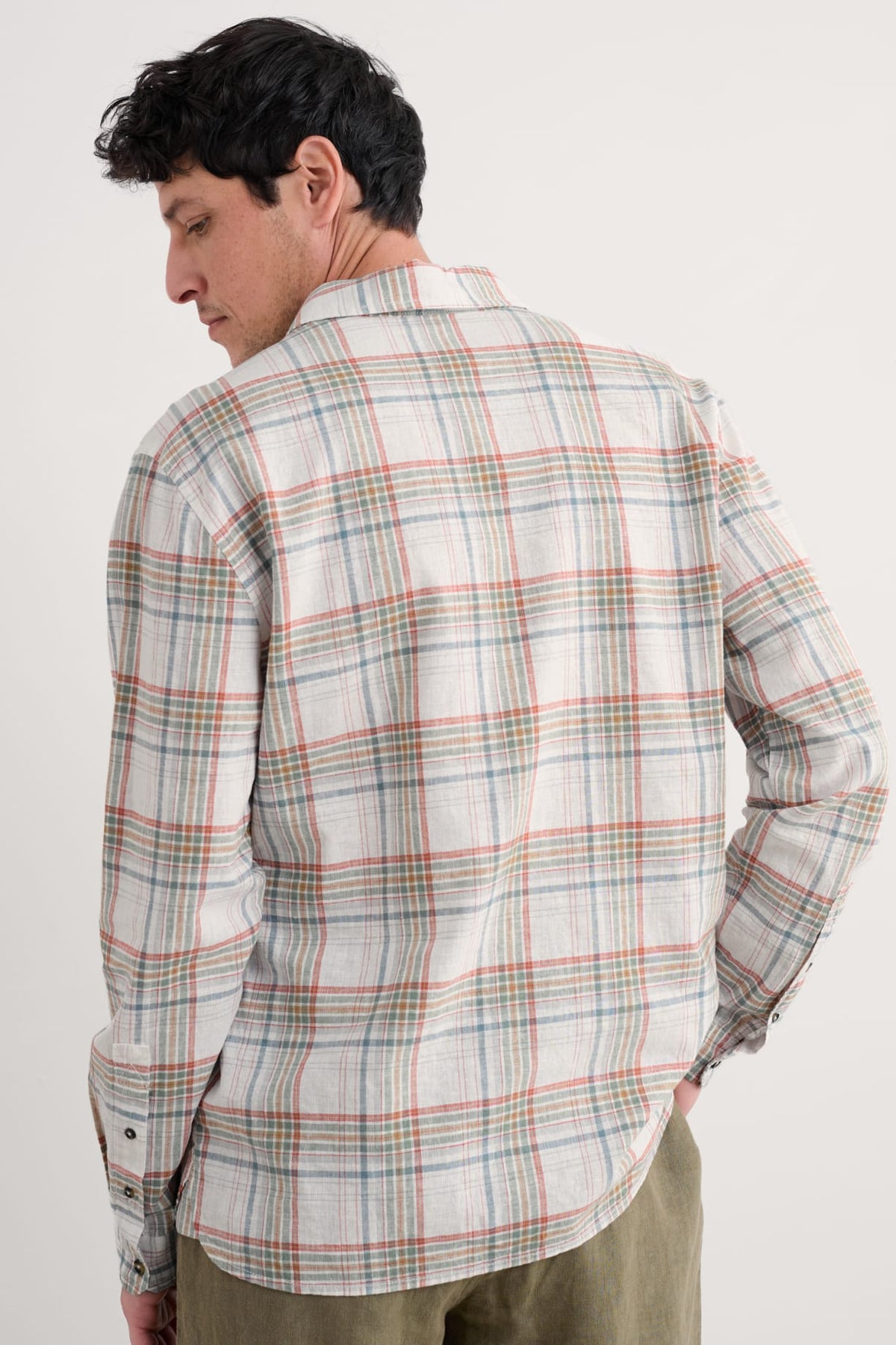 Seasalt Cornwall - Men's 'Dip Circle' Check Shirt - Tekka Multi