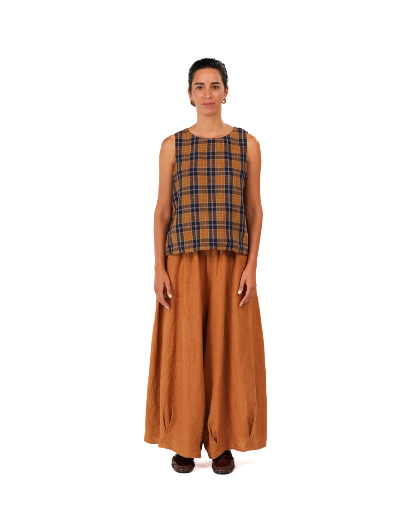 Montaigne - Eadie - French Linen Pants with Drawstring