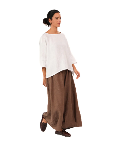 Montaigne - Eadie - French Linen Pants with Drawstring