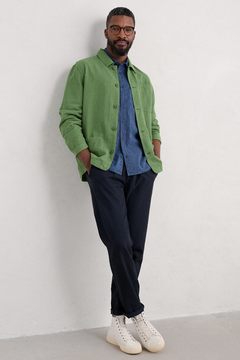 Seasalt Cornwall - Men's 'Well Wright' Jacket - Willow