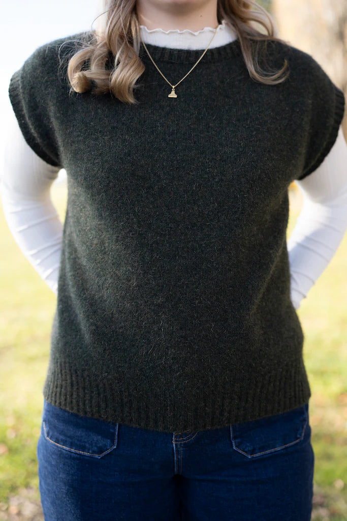 Lothlorian ‘Serene’ Knit Vest Possum Merino - Various Colours