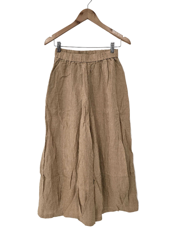 Montaigne - Eadie - Linen Pants in Fine - Houndstooth