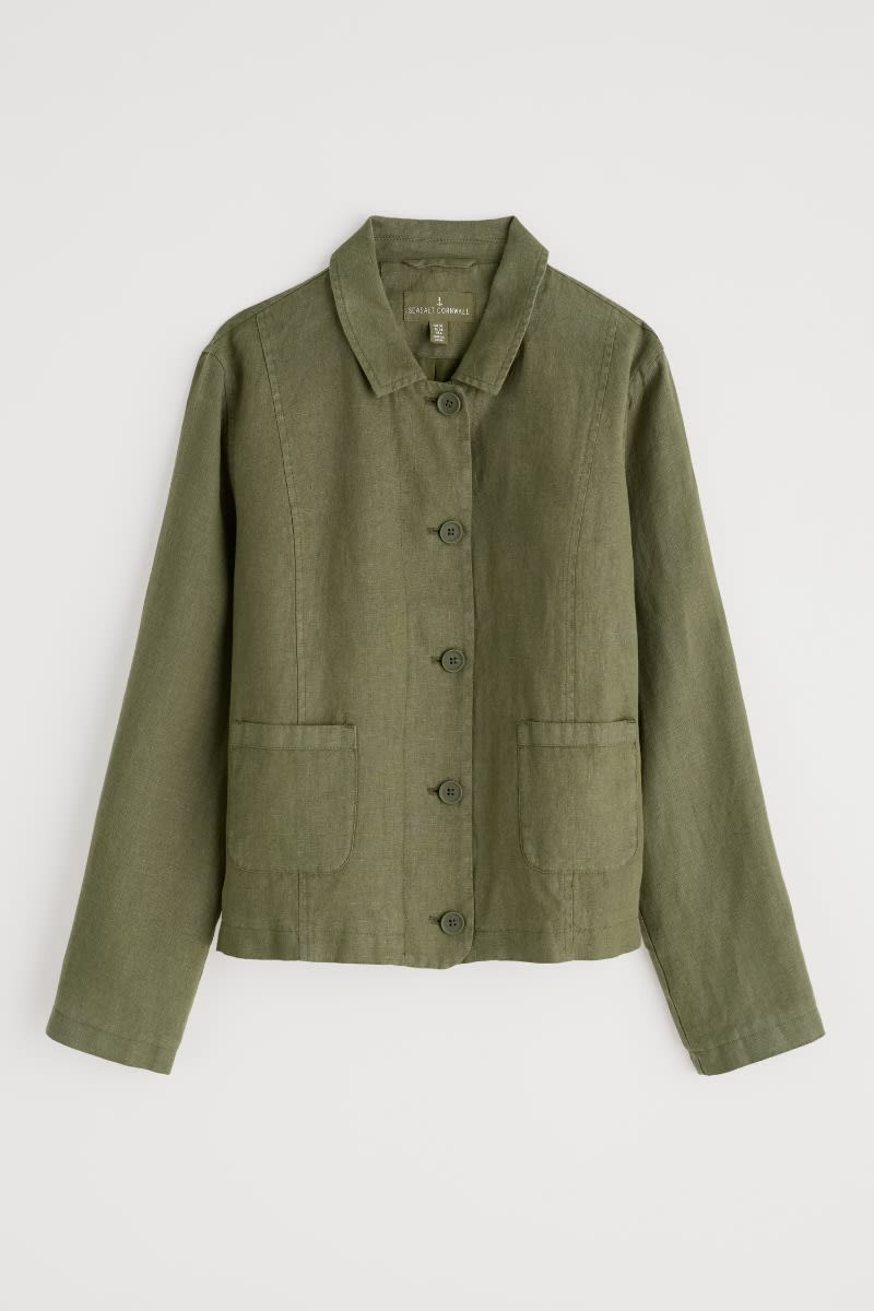 Seasalt Cornwall - 'Arame' Jacket - Light Olive