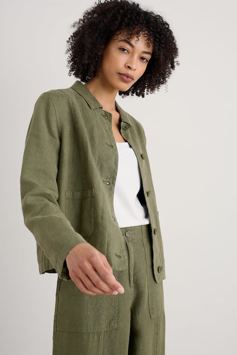 Seasalt Cornwall - 'Arame' Jacket - Light Olive