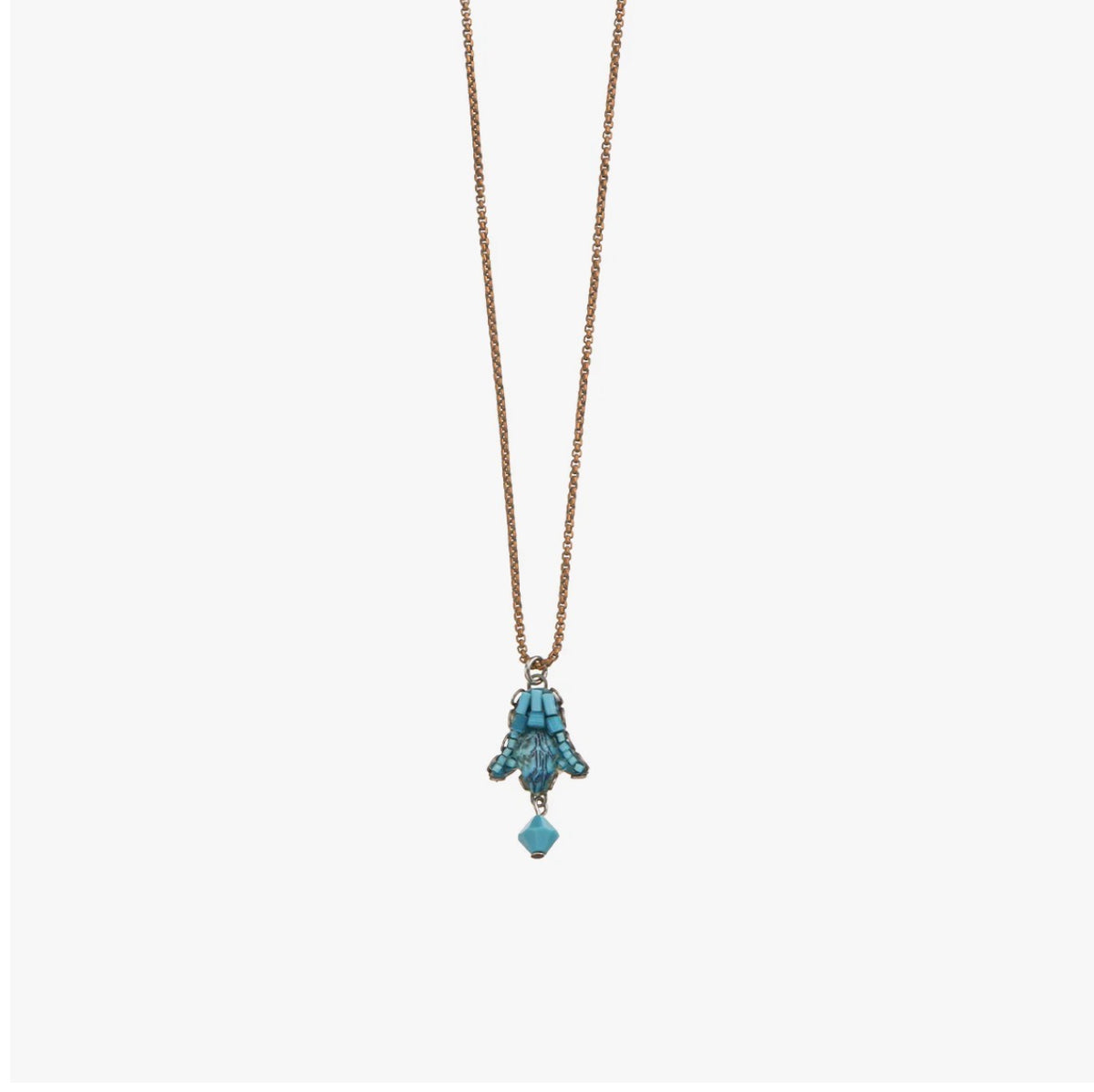 AYALA BAR - Pendant Necklace - Bayou Blue Cobalt