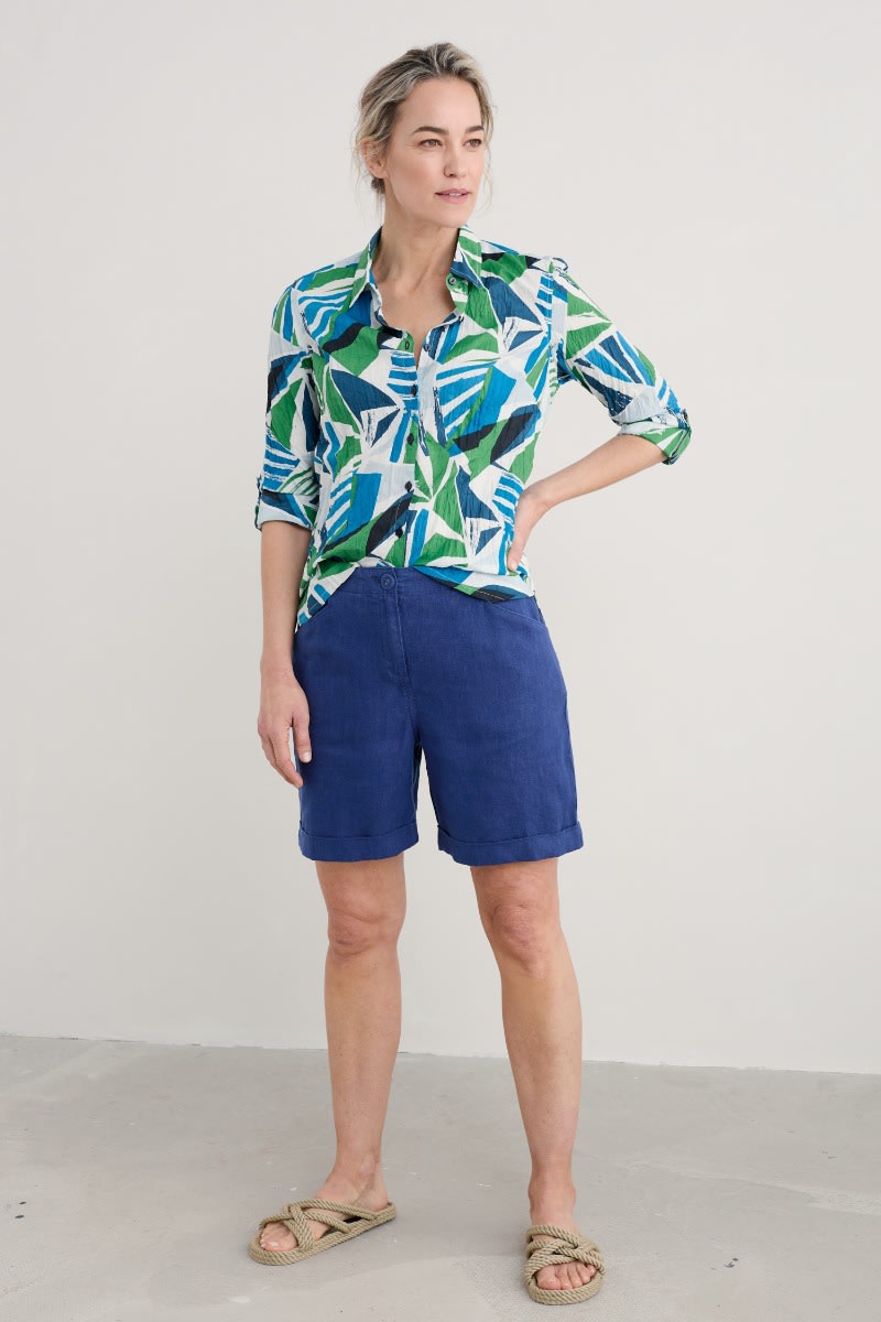 Seasalt Cornwall - ‘Larissa’ Shirt - Spinnaker Sails Hedgerow