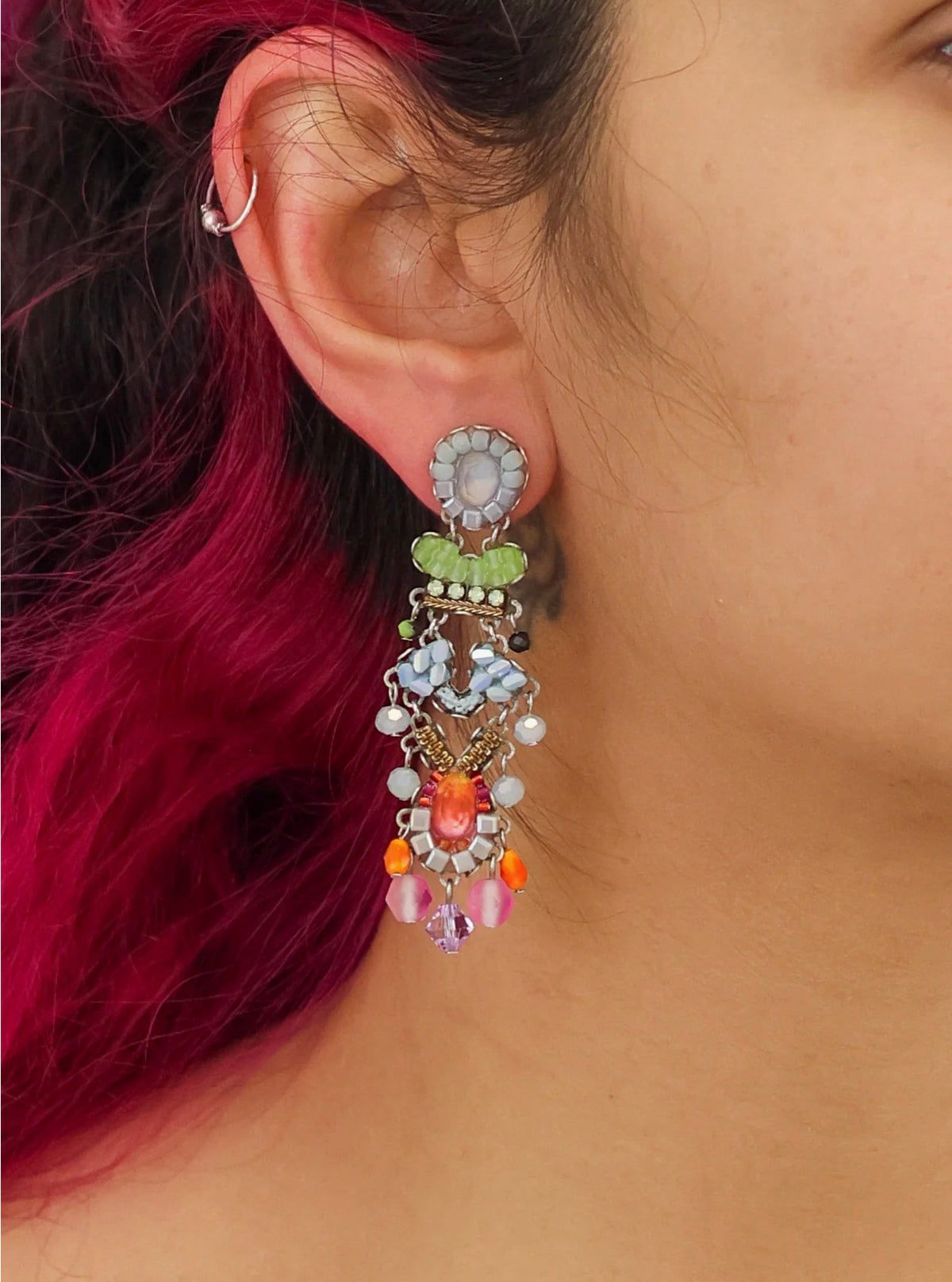 AYALA BAR - Handmade Earrings - Spring Awakening Floral