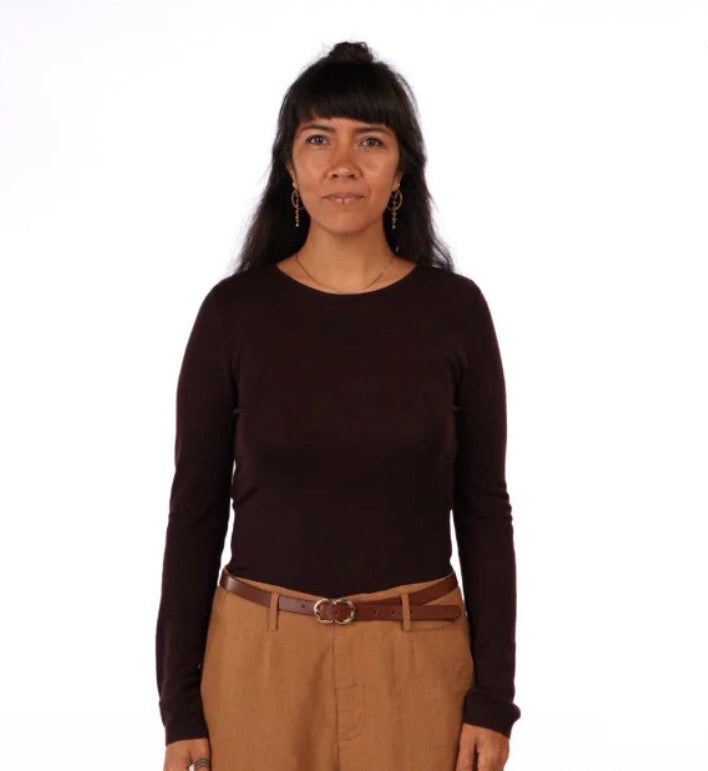 Montaigne - 100% Australian Merino Wool Knit Top Spencer – Lightweight Layering Essential