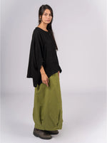 Montaigne ‘Caroline’ Wide Leg Gathered Poplin Cotton Pants - Various Colours