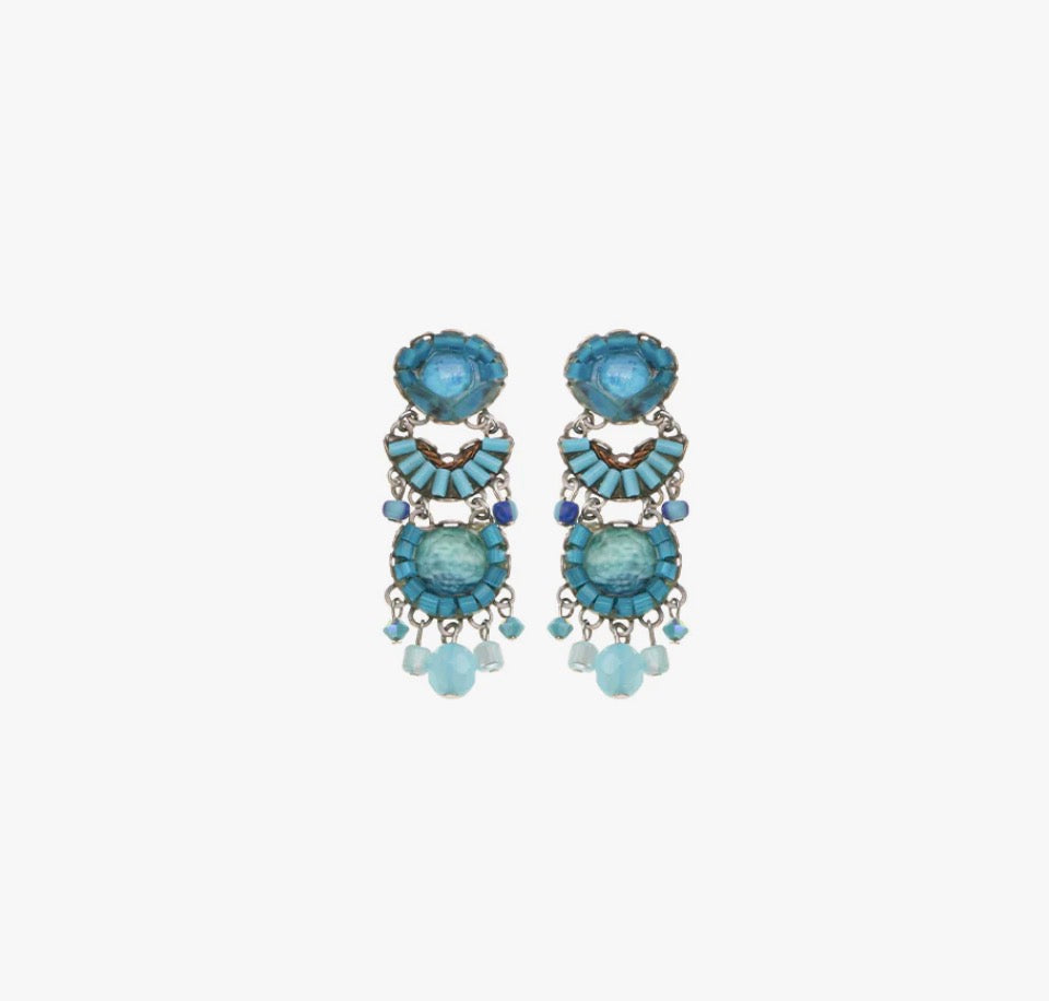 AYALA BAR - Casual Blue Earrings - Blue Bayou Sky