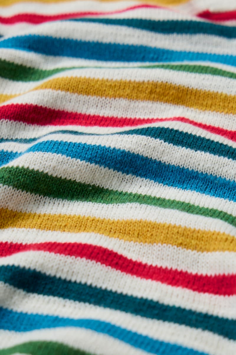 Seasalt Cornwall - 'Gwynver' Jumper - Mini Cornish Raspberry Multi