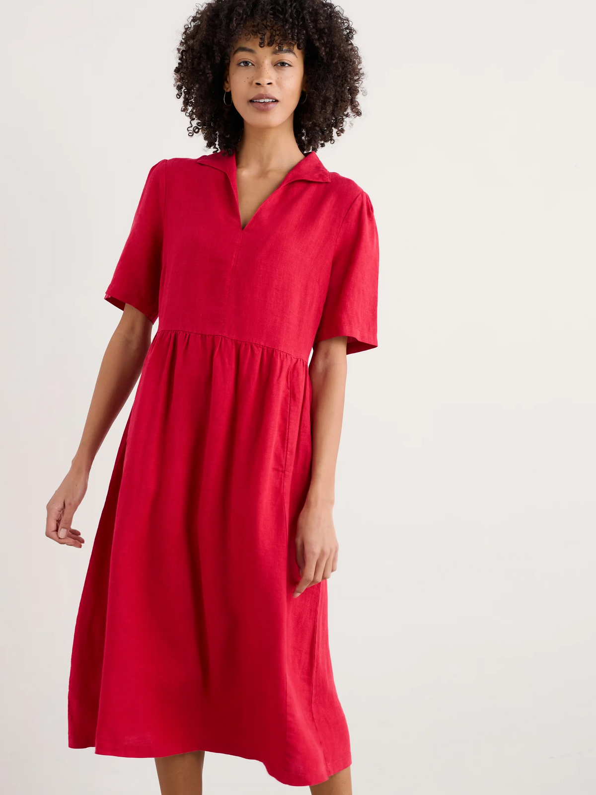 Seasalt Cornwall - 'Fen Violet' Dress - Scarlet