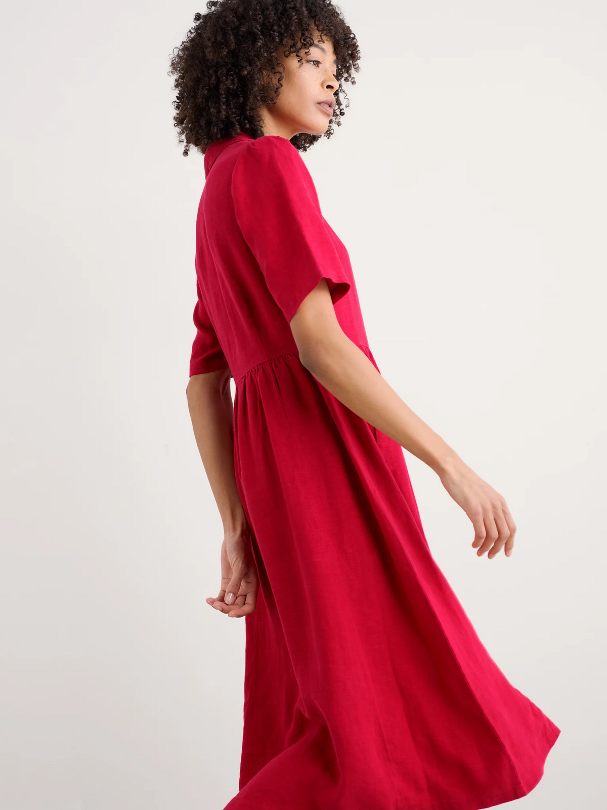 Seasalt Cornwall - 'Fen Violet' Dress - Scarlet