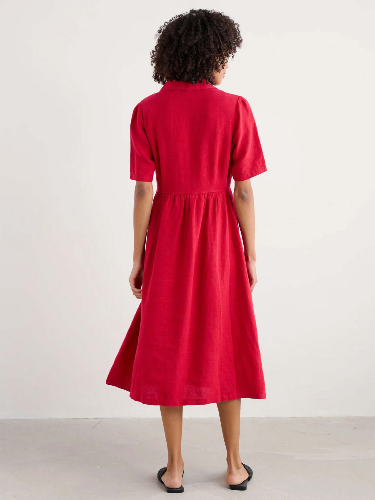 Seasalt Cornwall - 'Fen Violet' Dress - Scarlet