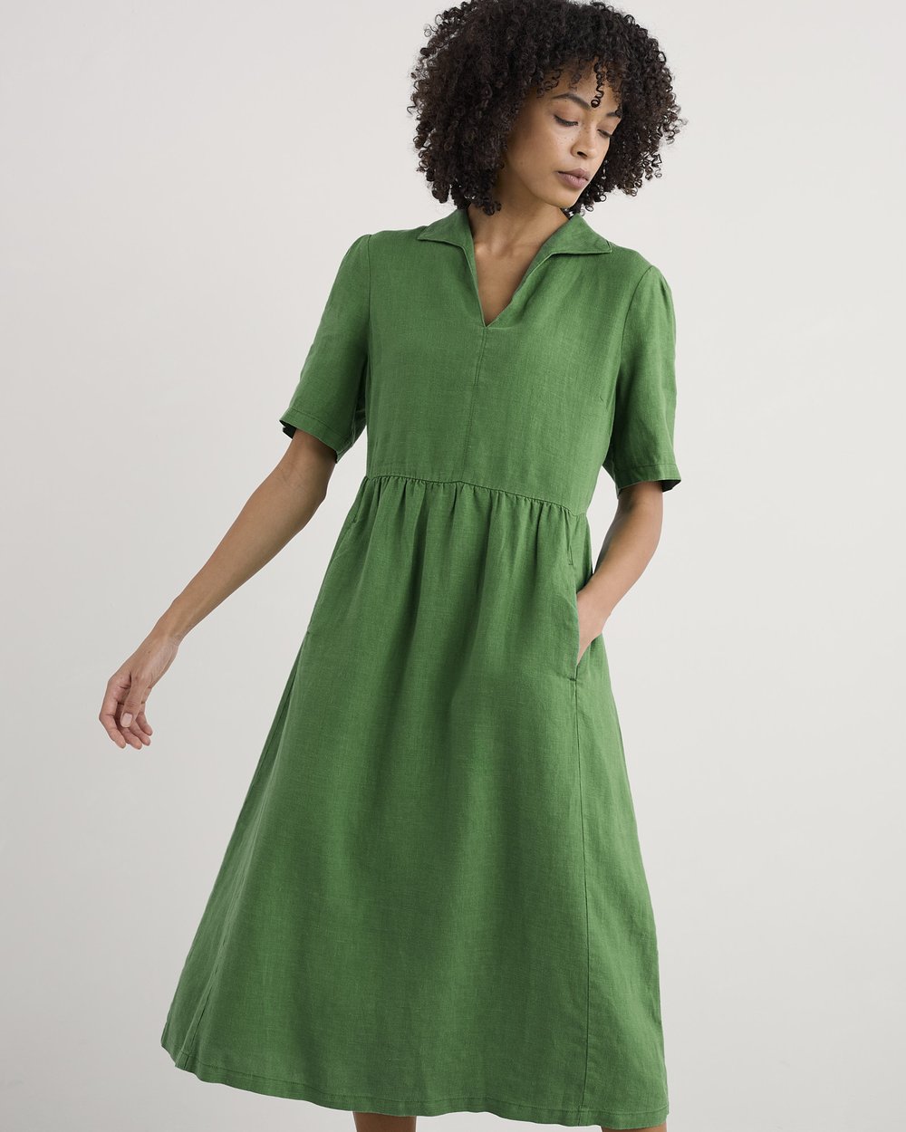 Seasalt Cornwall - Fen Violet Dress - Hedgerow