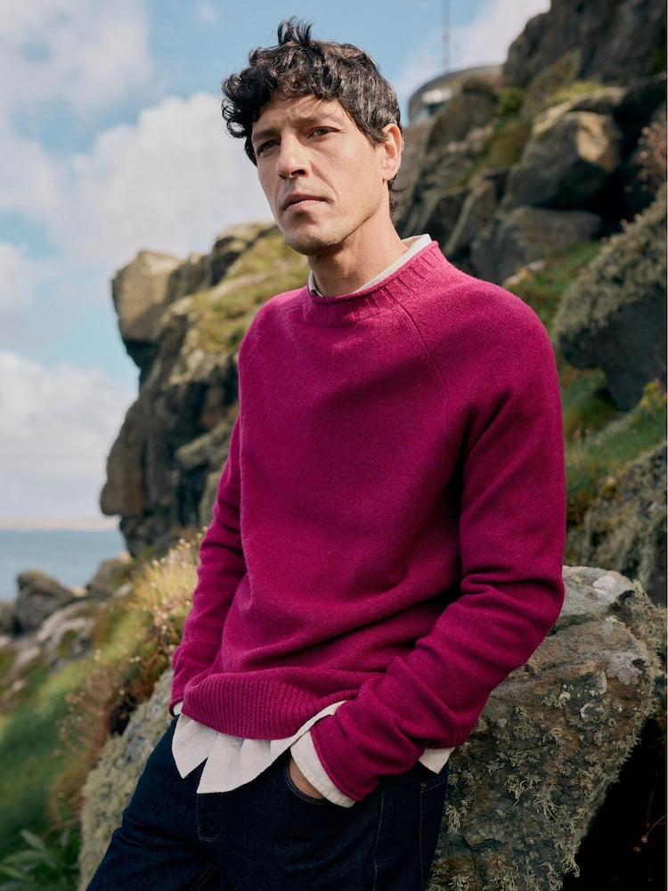 Seasalt Cornwall - Men's Fitcher Knitted Jumper - Casis