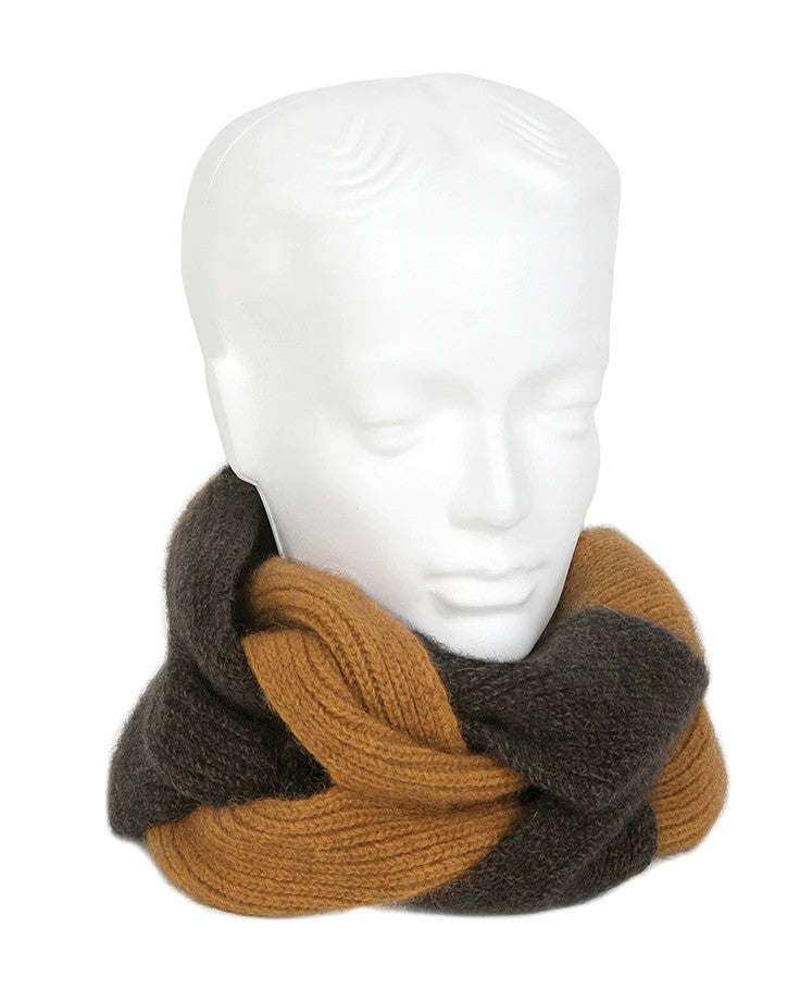 Lothlorian - Possum Merino - Plait Cowl Scarf/ Snood
