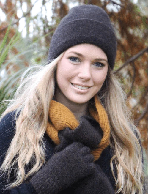 Lothlorian - Possum Merino - Plait Cowl Scarf/ Snood