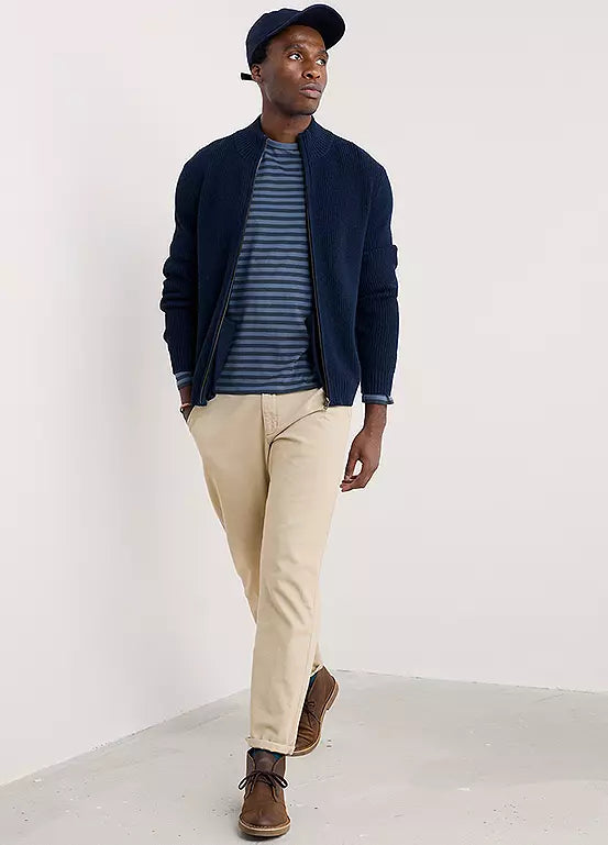 Seasalt Cornwall - Men’s ‘Sailor’ Shirt - Mini Cornish Vintage Indigo