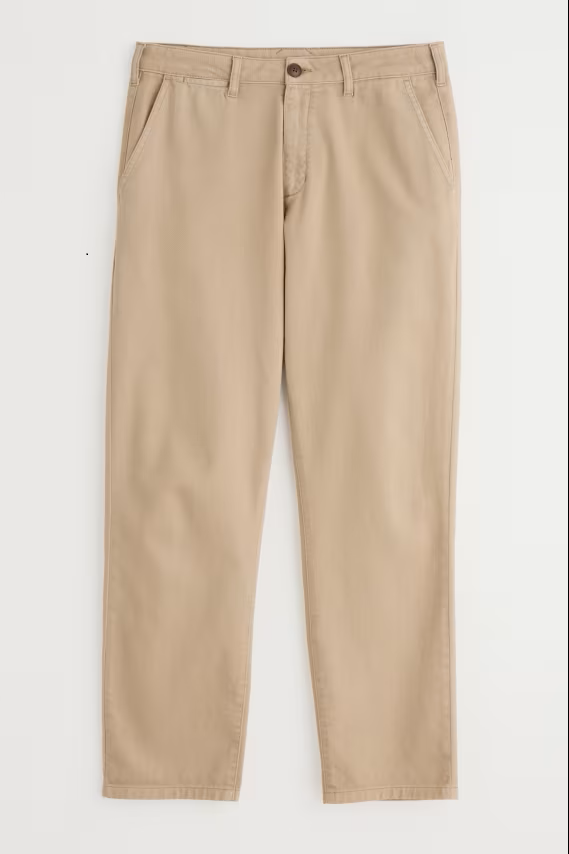 Seasalt Cornwall - Men's ‘Countryman’ Twill Tapered Trousers - Silt